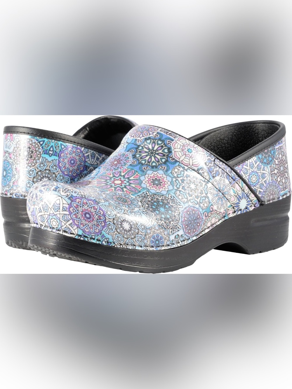Dansko floral professional clogs